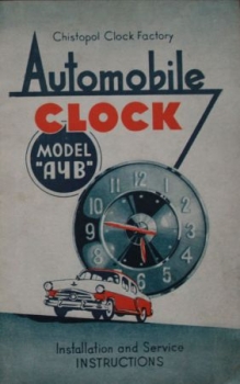 Christopol Clock Factory Automobile-Clock-Instructionbook 1958 (6634)